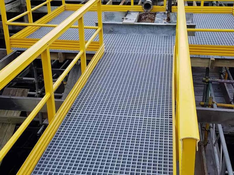 FRP C Channel Tube Handrail