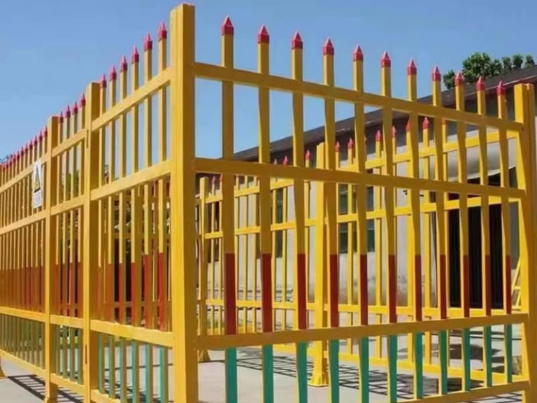 Electric fiberglass guardrail