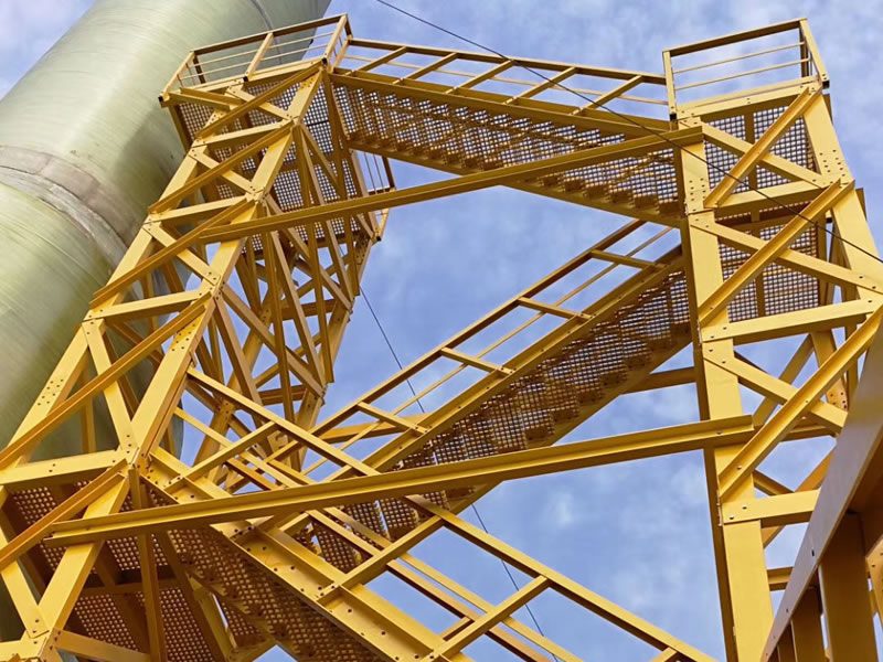 FRP U Channel Ladders Supports