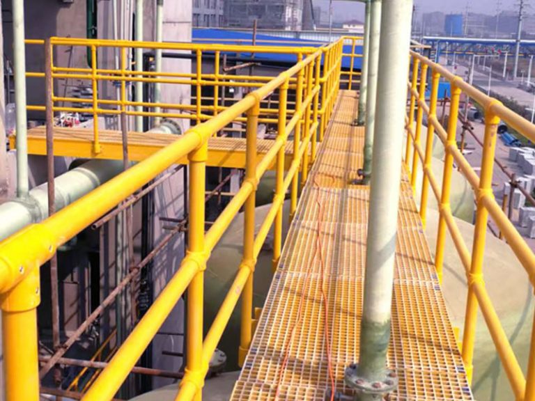 Fiberglass Access Platform Handrails
