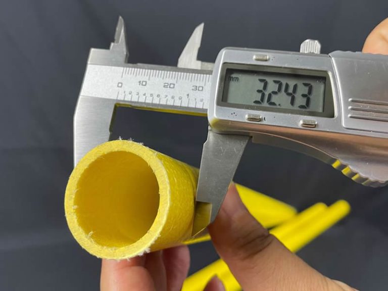 Profili per tubi tondi in fibra di vetro