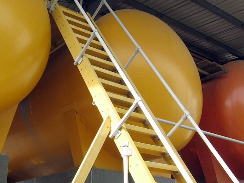 Sistema di scale in FRP